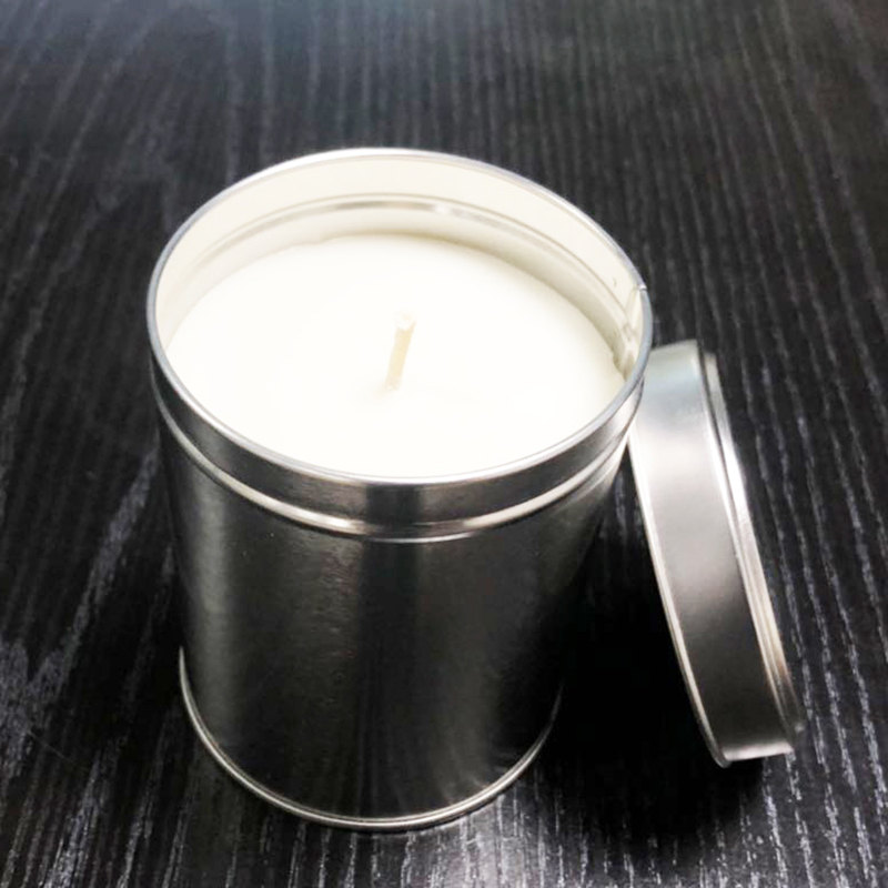Wholesale 350g UK custom private label scented travel scented soy wax candles tins supply free samples